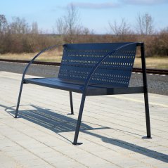 Zahradní lavice Space černá