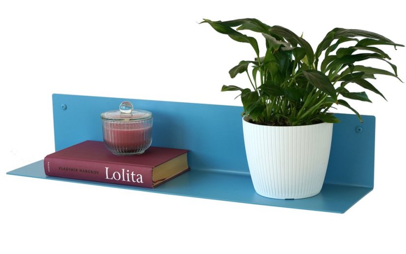 Nástenná kovová polica Sofia - Dĺžka: 900 mm, Farby kolekcie Essence: pieskovo béžová RAL 1019