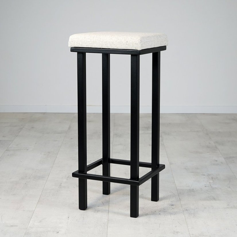 Barová stolička Camilo s čalouněným sedákem