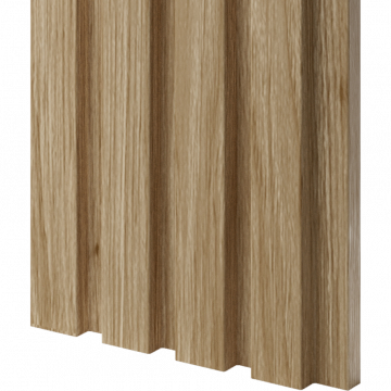 Panely s lamelami MINI - Odstín lamely - Černý mat