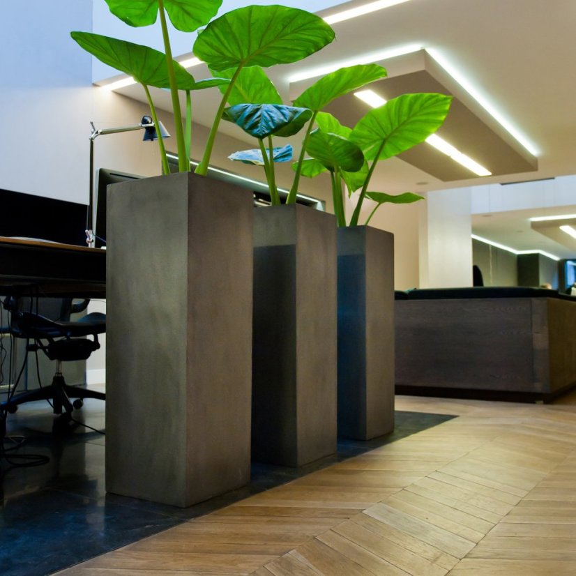 Květináč Bouvy šedý