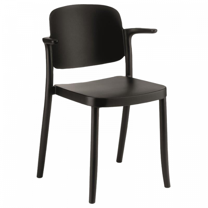 Plastová židle s područkami