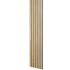 Designový panel s mikrolamelami, tvar Skog, dubová dýha, 12x275 cm