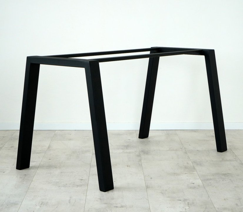 Podnožie k jedálenskému stolu "A" s podperami - Pôdorysné rozmery konštrukcie: 1400 x 600