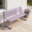 Zahradní lavice Titus pastelová fialová