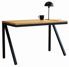 Pracovný stôl Borge s masívnou dubovou doskou