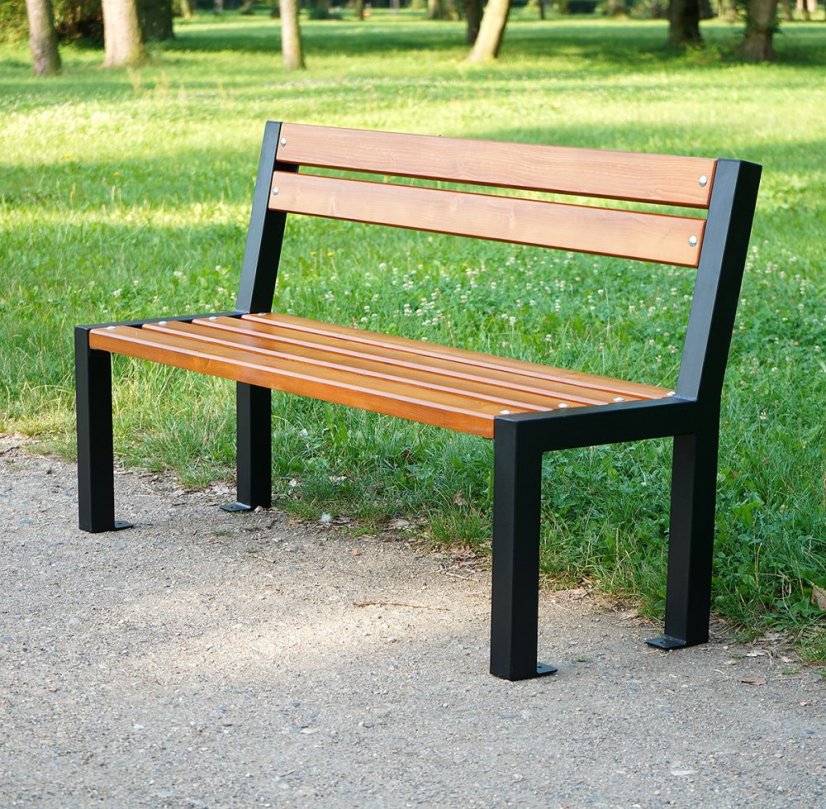 Sada kovových nôh k záhradnej lavici