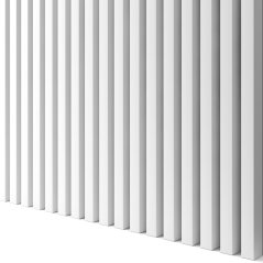 Lamela široká, 3x4x275 cm, bílá mat