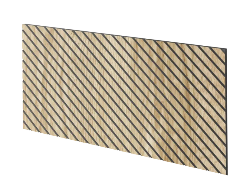 Designový obkladový panel s dubovou dýhou, vzor Dalen, 60x30 cm