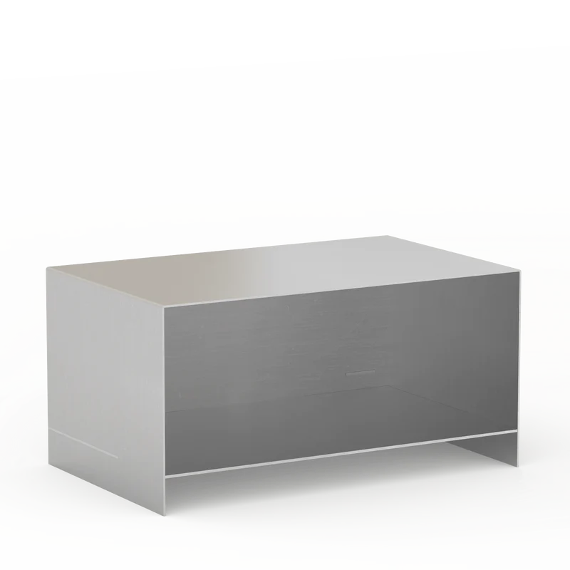 Konferenční stolek RAWW, přírodní hliník