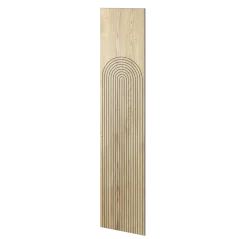 Designový obkladový panel s dubovou dýhou, vzor Kyoto, 60x275 cm