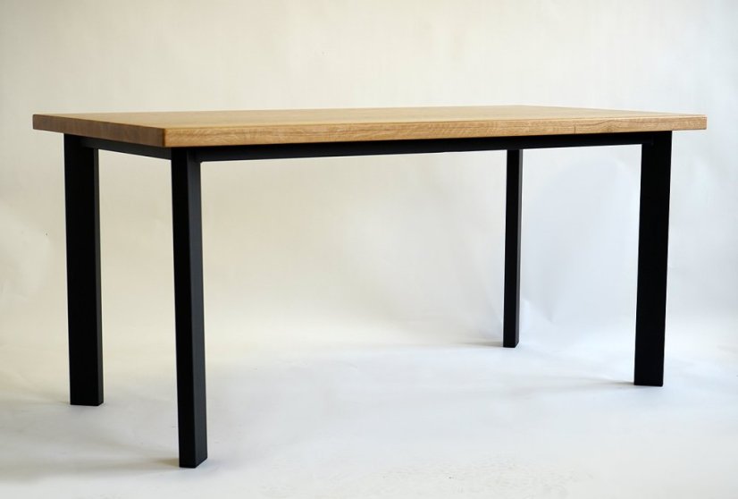 Podnožie k jedálenskému stolu Slant s podperami - Pôdorysné rozmery konštrukcie: 1600 x 700