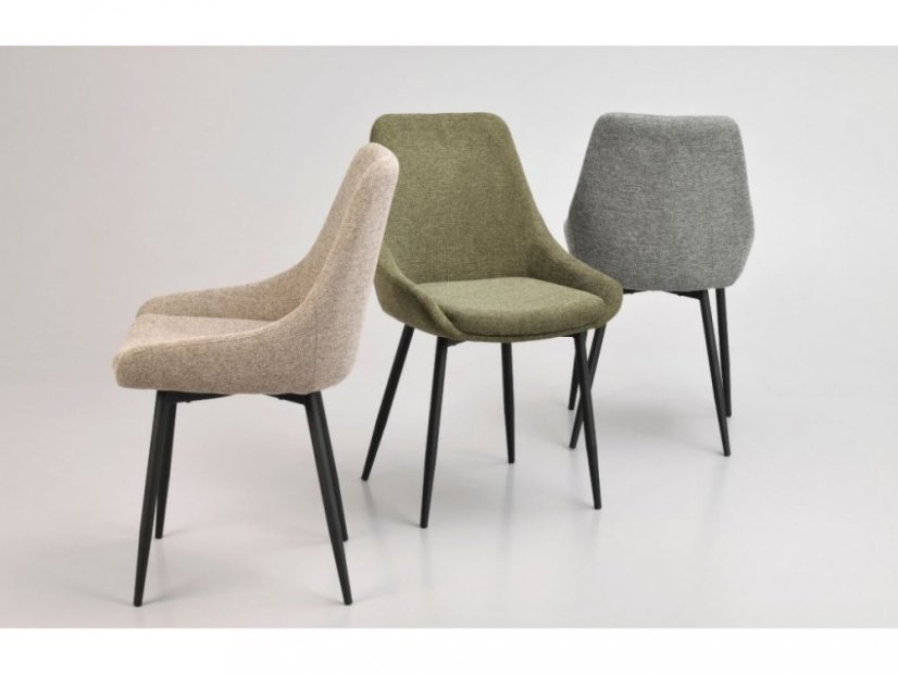 Béžová látková jídelní židle ROWICO SIERRA