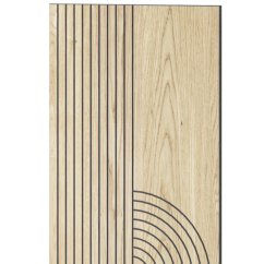 Designový obkladový panel s dubovou dýhou, vzor Osaka, 60x275 cm