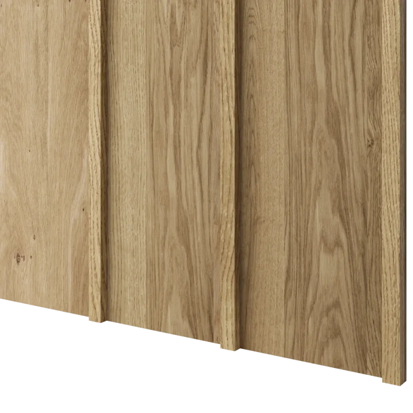 Designový obkladový panel Japandi, dubová dýha, 30x275 cm