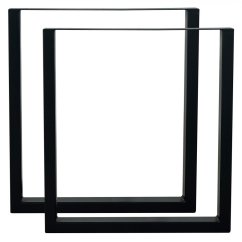 Sada kovových nôh "U" k jedálenskému stolu