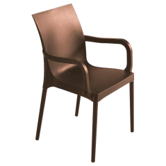 Plastová židle Eset s područkami