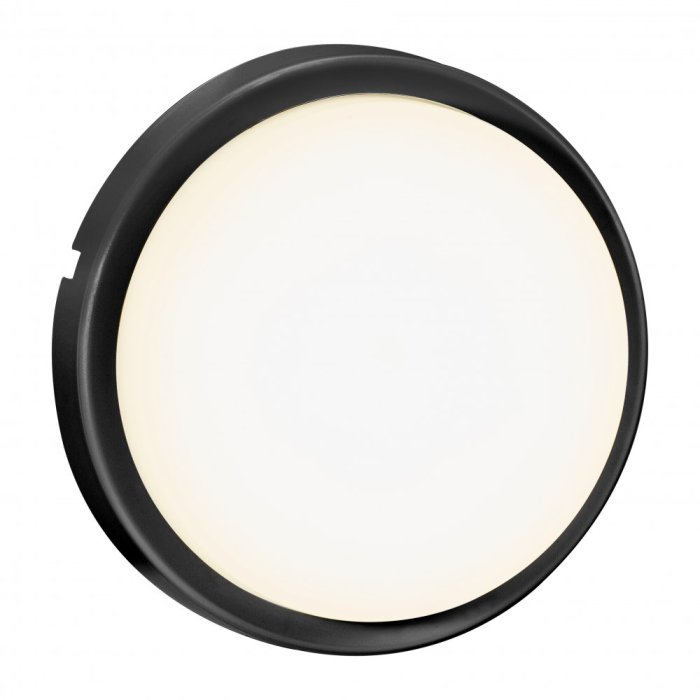 Venkovní nástěnné svítidlo Nordlux Cuba Bright Round - Provedení: černá