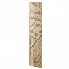 Designový obkladový panel s dubovou dýhou, vzor Bormla, 60x275 cm