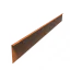 Cortenový zahradní obrubník se zahnutou horní hranou, délka 230 cm - Výška obrubníku: 390 mm