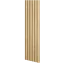Designový panel s mikrolamelami, tvar Vag, dub Natura, 12x275 cm