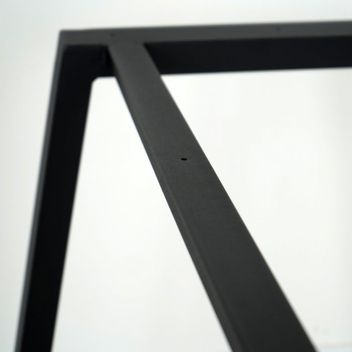 Podnožie k jedálenskému stolu "A" s podperami - Pôdorysné rozmery konštrukcie: 1500 x 600