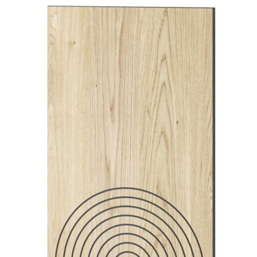 Designový obkladový panel s dubovou dýhou, vzor Kyoto, 60x275 cm