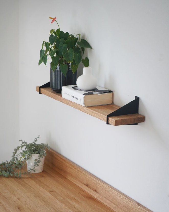 Nástenná polica z masívneho duba Dream