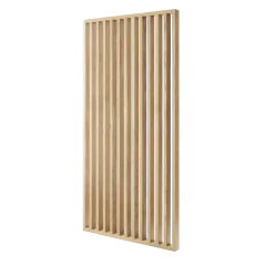 Lamelová dělící stěna, kompletní sada, výška a šířka dle výběru, dubová dýha