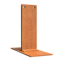 Cortenová kotevní patka pro zahradní obrubníky