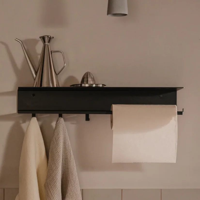 Kovový nástenný držiak papierových uterákov Brussel