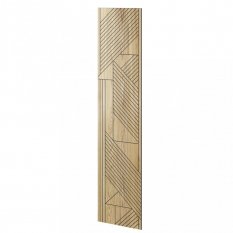 Designový obkladový panel s dubovou dýhou, vzor Isla, 60x275 cm