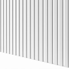 Lamela úzká, 3x1,8x275 cm, bílá mat