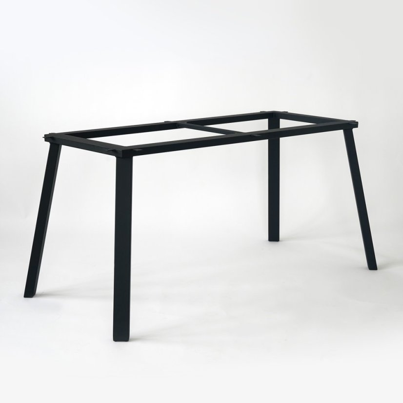 Podnožie k jedálenskému stolu Convex s podperami - Pôdorysné rozmery konštrukcie: 1500 x 600