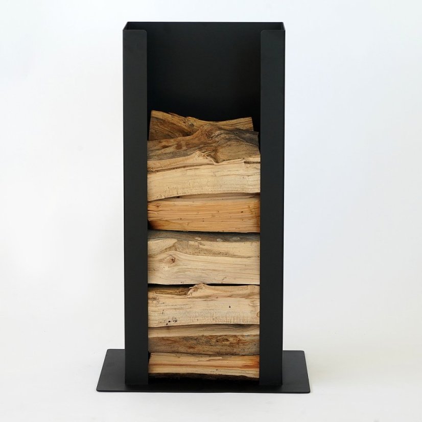 Kovový stojan na dřevo Lock