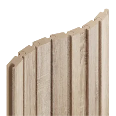 Obkladový panel PUZZLE pro zakřivené stěny, 4,6 x 275 cm, Dub Sonoma