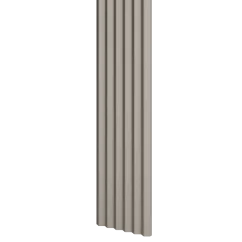 Designový panel s mikrolamelami, tvar Top, pískově béžová, 12x275 cm
