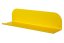 Nástenná kovová polica Lucia - Dĺžka: 900 mm, Farby kolekcie Essence: žltá RAL 1021