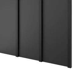 Designový obkladový panel Japandi, černý mat, 30x275 cm