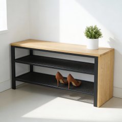 Botník Maximo s masivní dubovou deskou