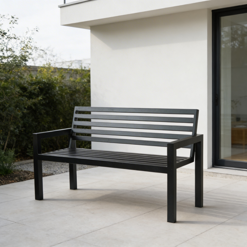 Celokovová záhradná lavica Golem