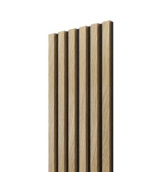 Akustický panel, Evropský dub, černý filc, 30x275 cm