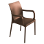 Plastová židle Eset s područkami - Barva - kolekce Eset: Červená 06