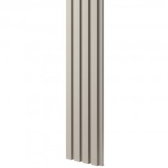 Designový obkladový panel s lamelami MINI, pískově béžová, 12,3 x 275 cm