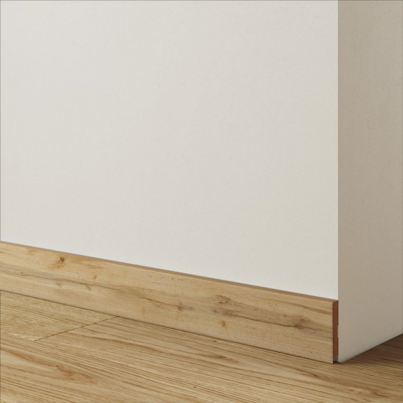 Soklová podlahová lišta, dub Wotan, 2,75 m