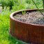 Cortenový vyvýšený záhon kulatý - Velikost vyvýšeného záhonu: Ø 1500 × 400 mm