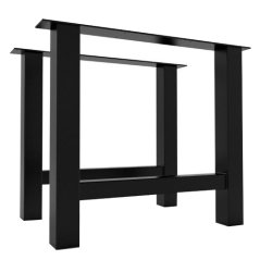 Sada kovových nohou "H" k jídelnímu stolu