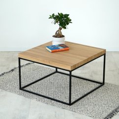 Konferenčný stolík Björn s masívnou dubovou doskou