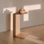 Kovový odkládací stolek Berlin - Barva: Pískově šedá