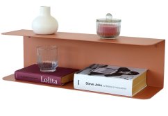 Nástenná kovová polica Anna